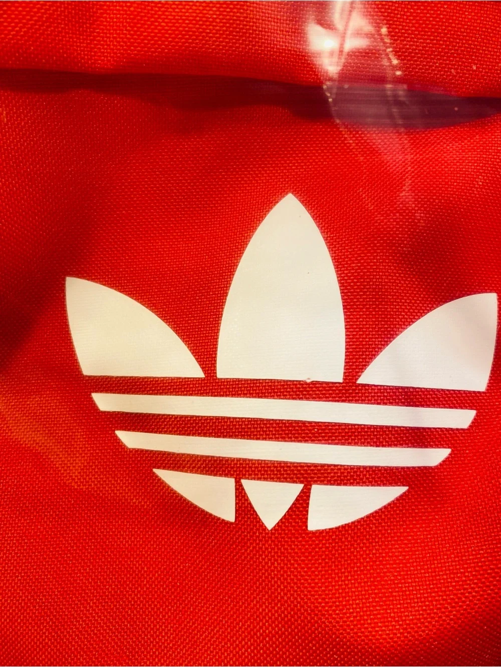 ADIDAS Red Backpack with White Logo - UNISEX
